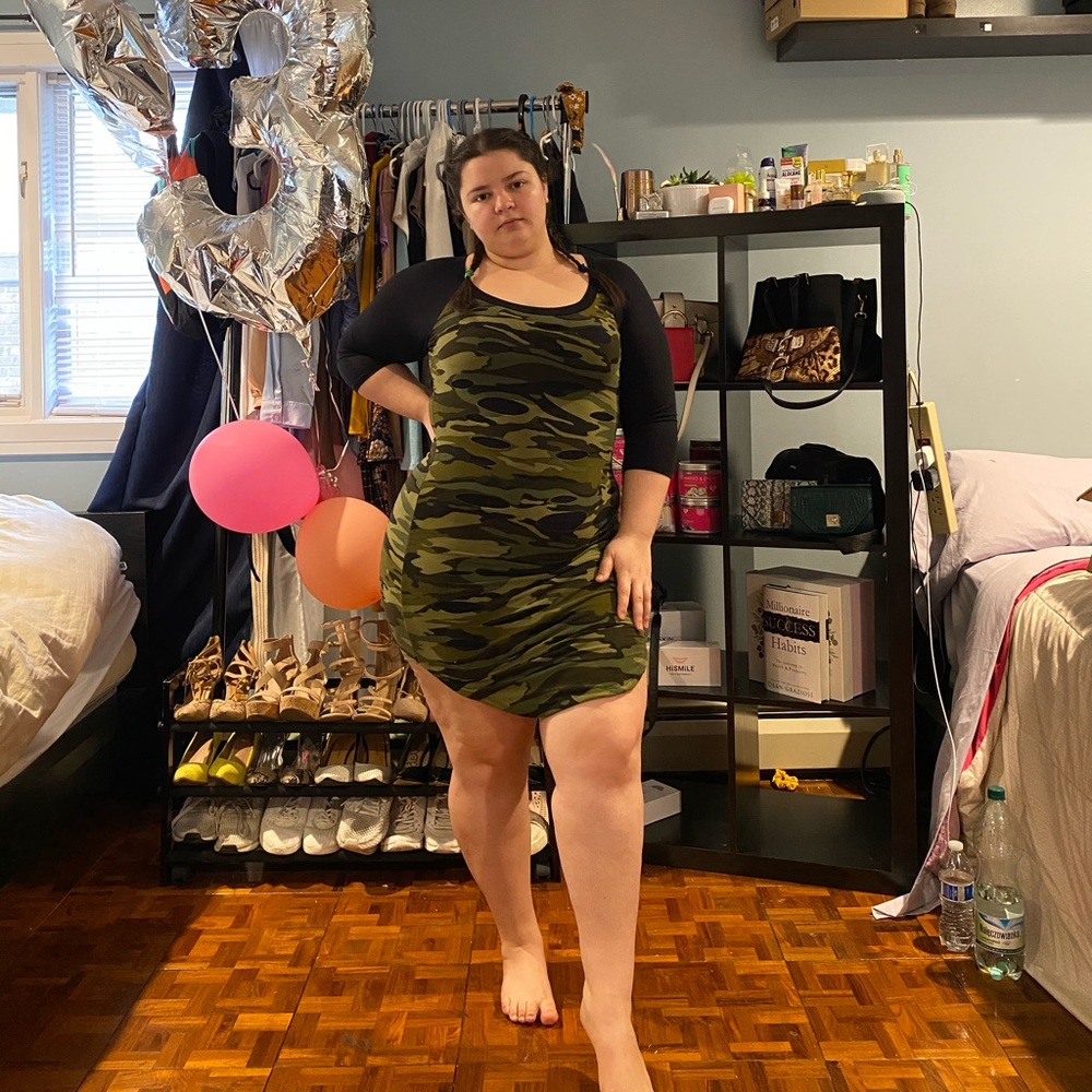 Camouflage sport dress